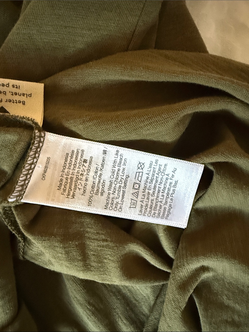 Madewell Olive Green Long Sleeve Crew Top 100% Cotton ✨ - Picture 10 of 10